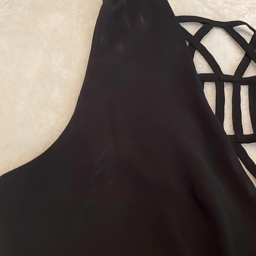 Black Lace Back Romper size XS - Picture 10 of 10